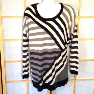 H&M Long Sleeved Striped Top